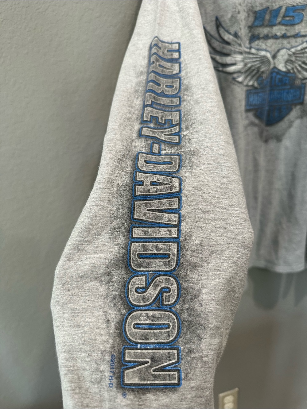Harley-Davidson Men's 115th Anniversary Long Sleeve T Shirt Sz XL - Picture 5 of 10